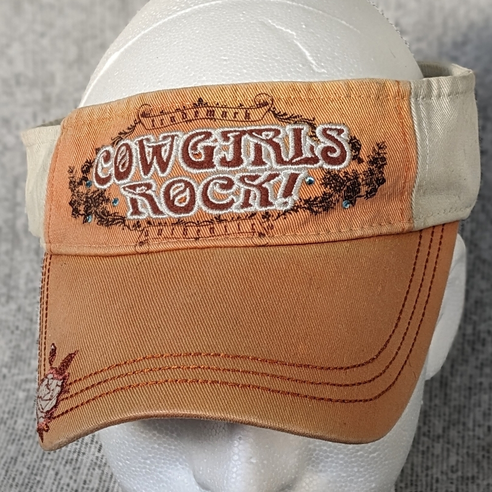 Cruel Girl Trademark Authentic Cowgirls Rock Ladies Visor